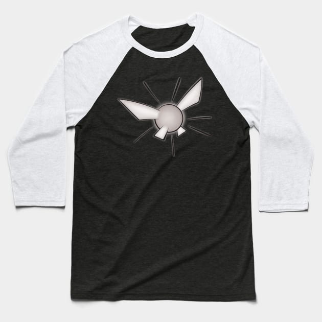 Glowing Fairy, Grey Baseball T-Shirt by Knytt